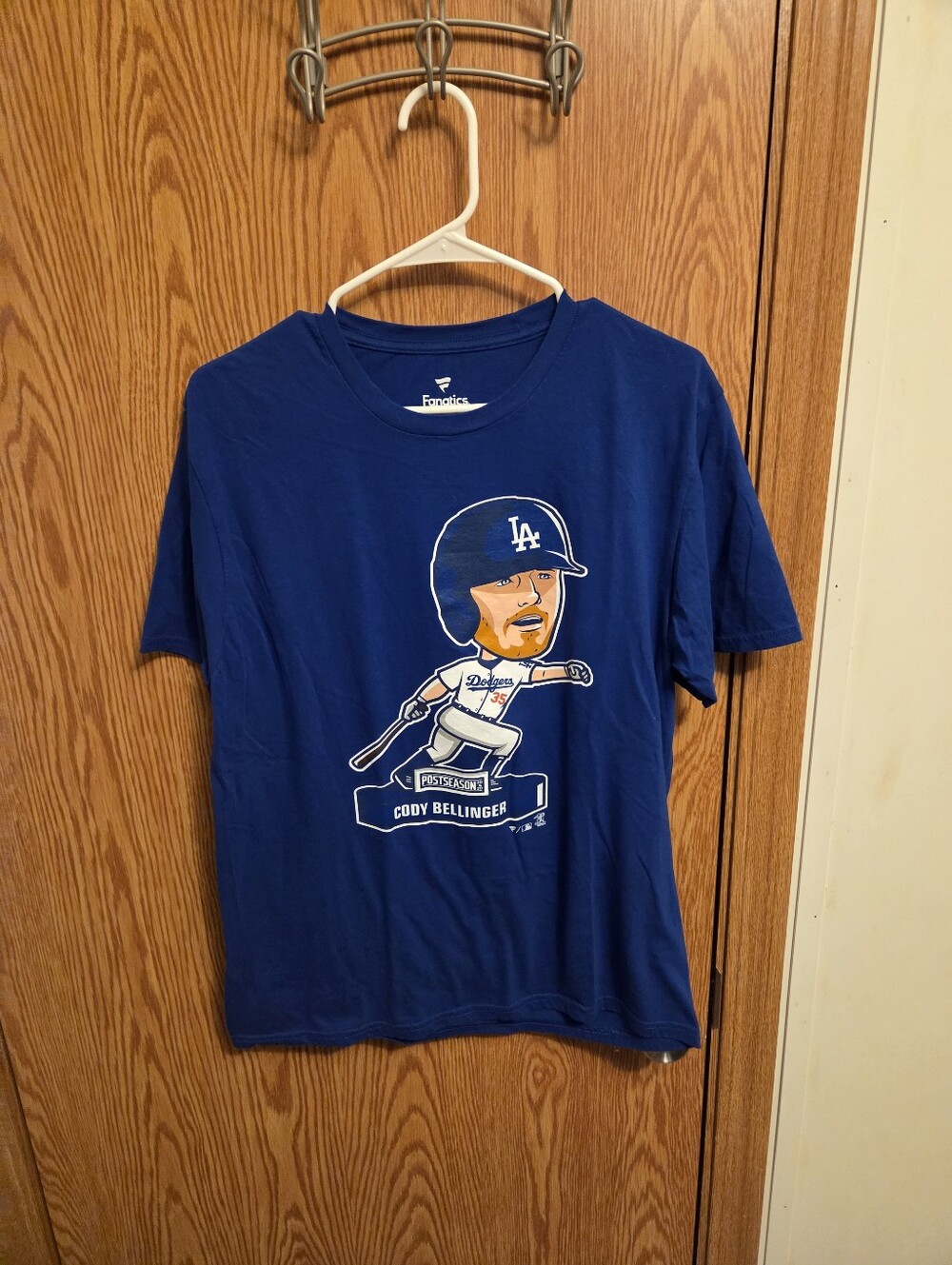 Fanatics Los Angeles Dodgers Cody Bellinger Shirt Sz Medium Men's MLB
